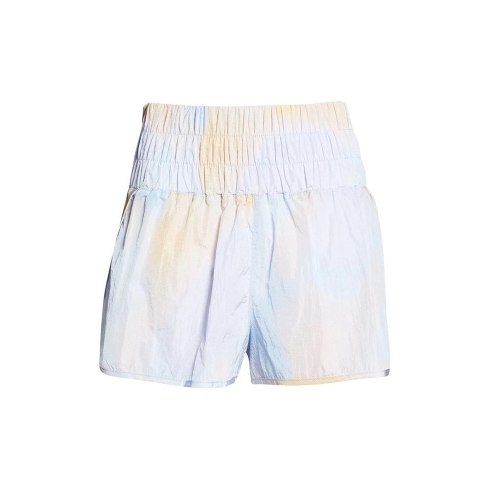Blue High Waist Elastic Shorts The Way Home! - Picture 4 of 7